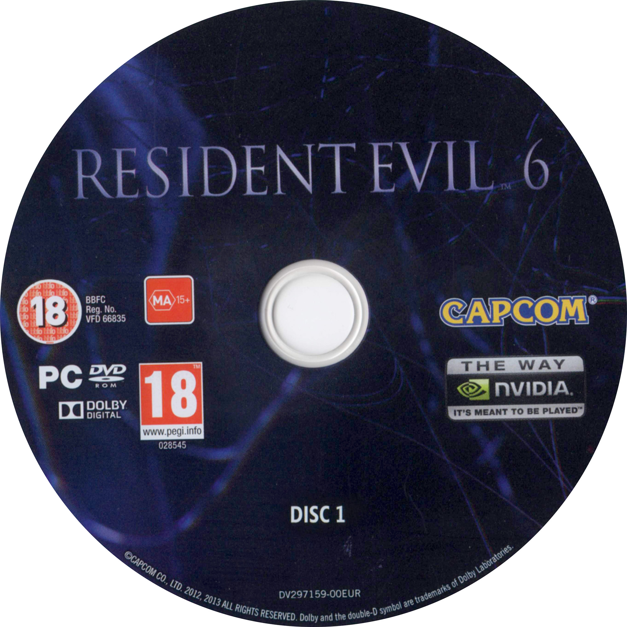 Resident Evil 6 - CD obal