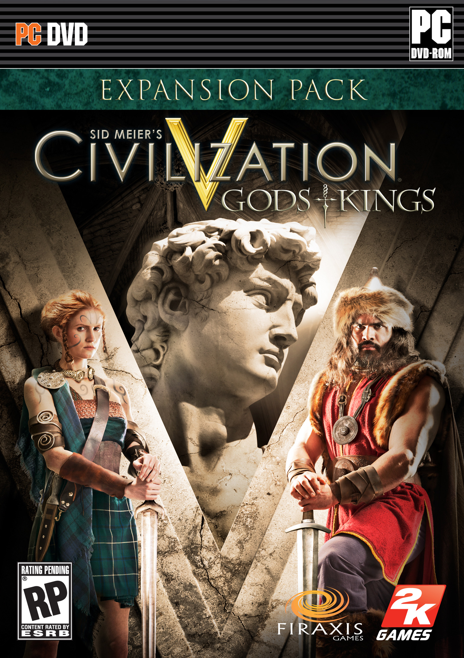 Civilization V: Gods & Kings - predn DVD obal