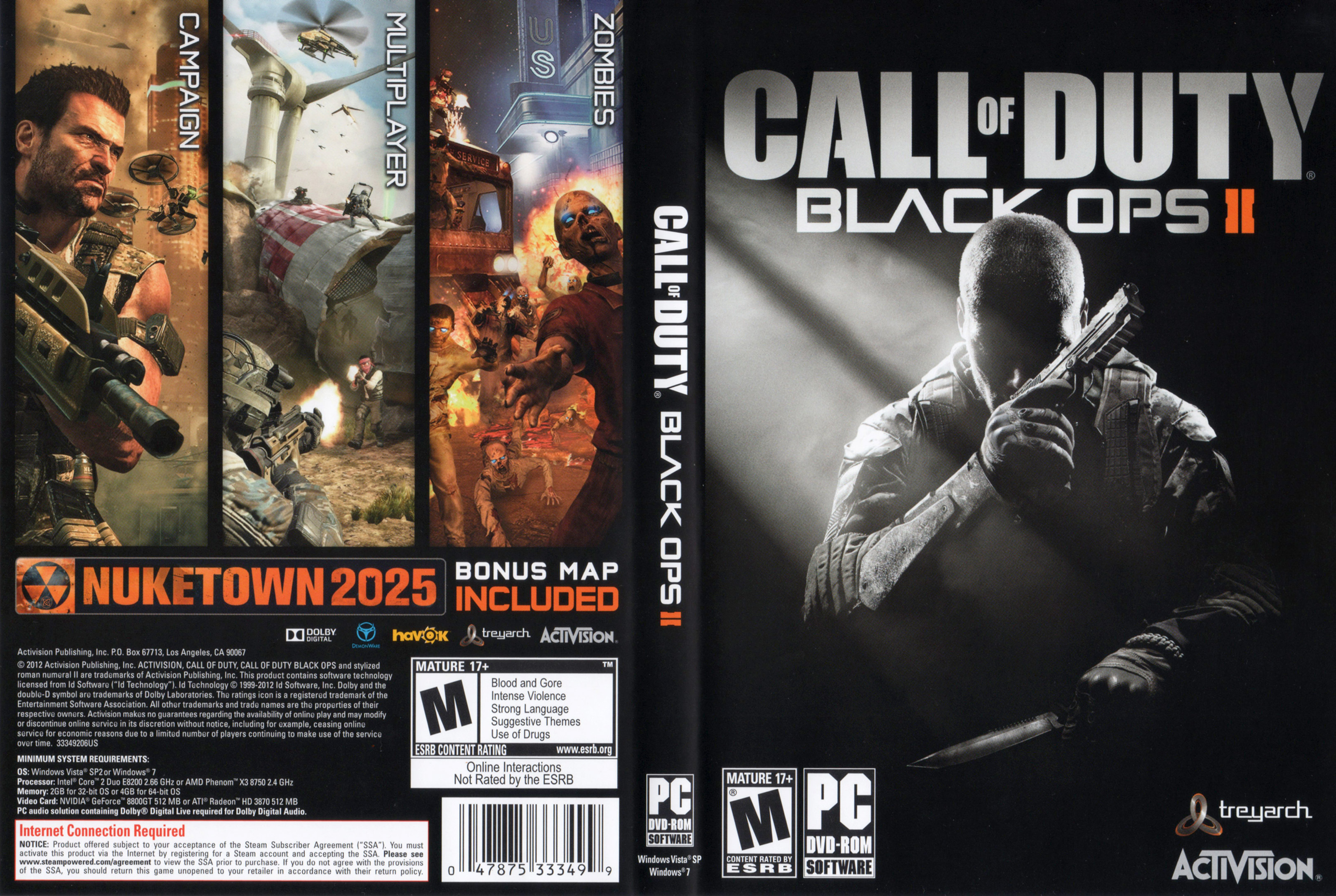 Call of Duty: Black Ops 2 - DVD obal