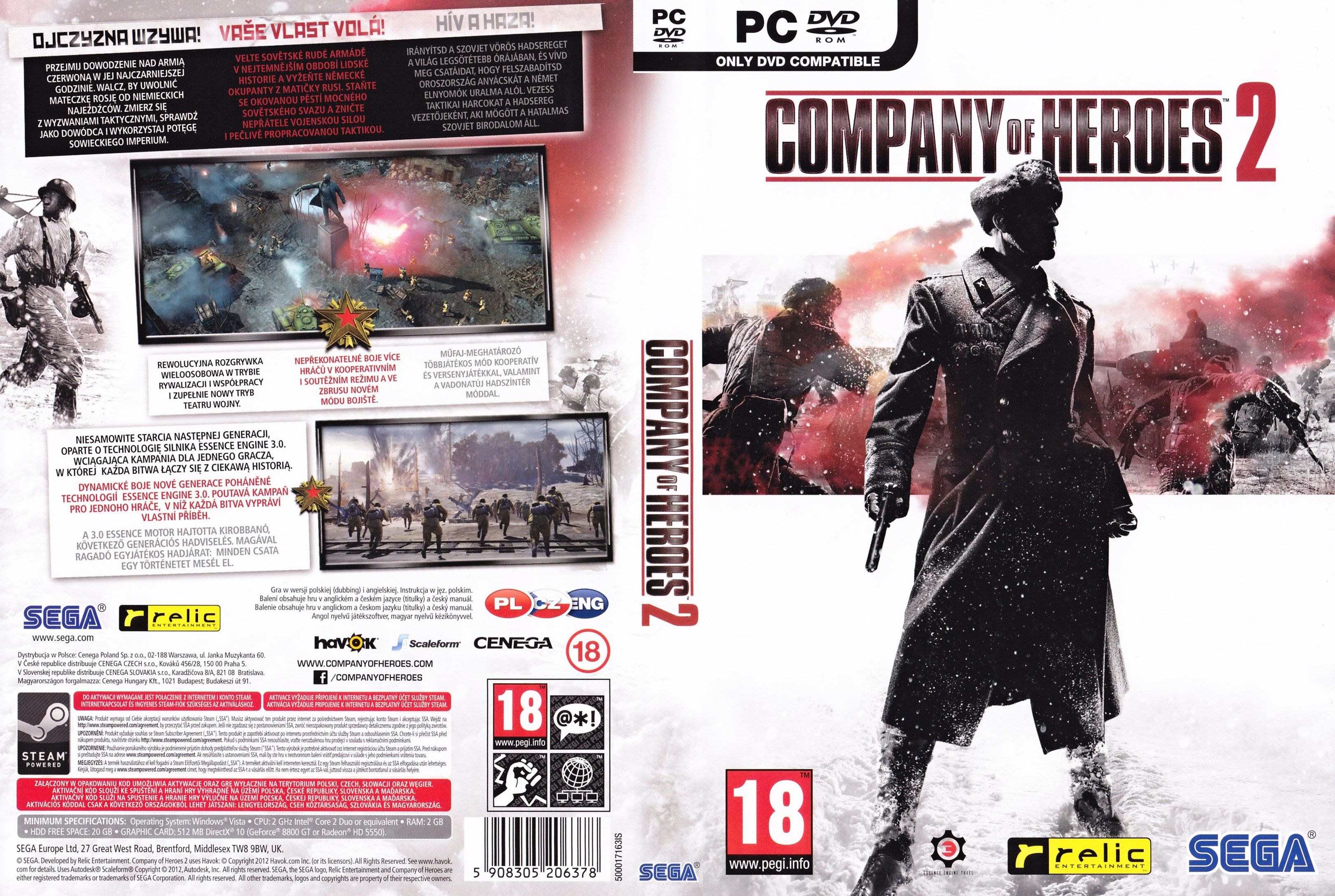 Company of Heroes 2 - DVD obal
