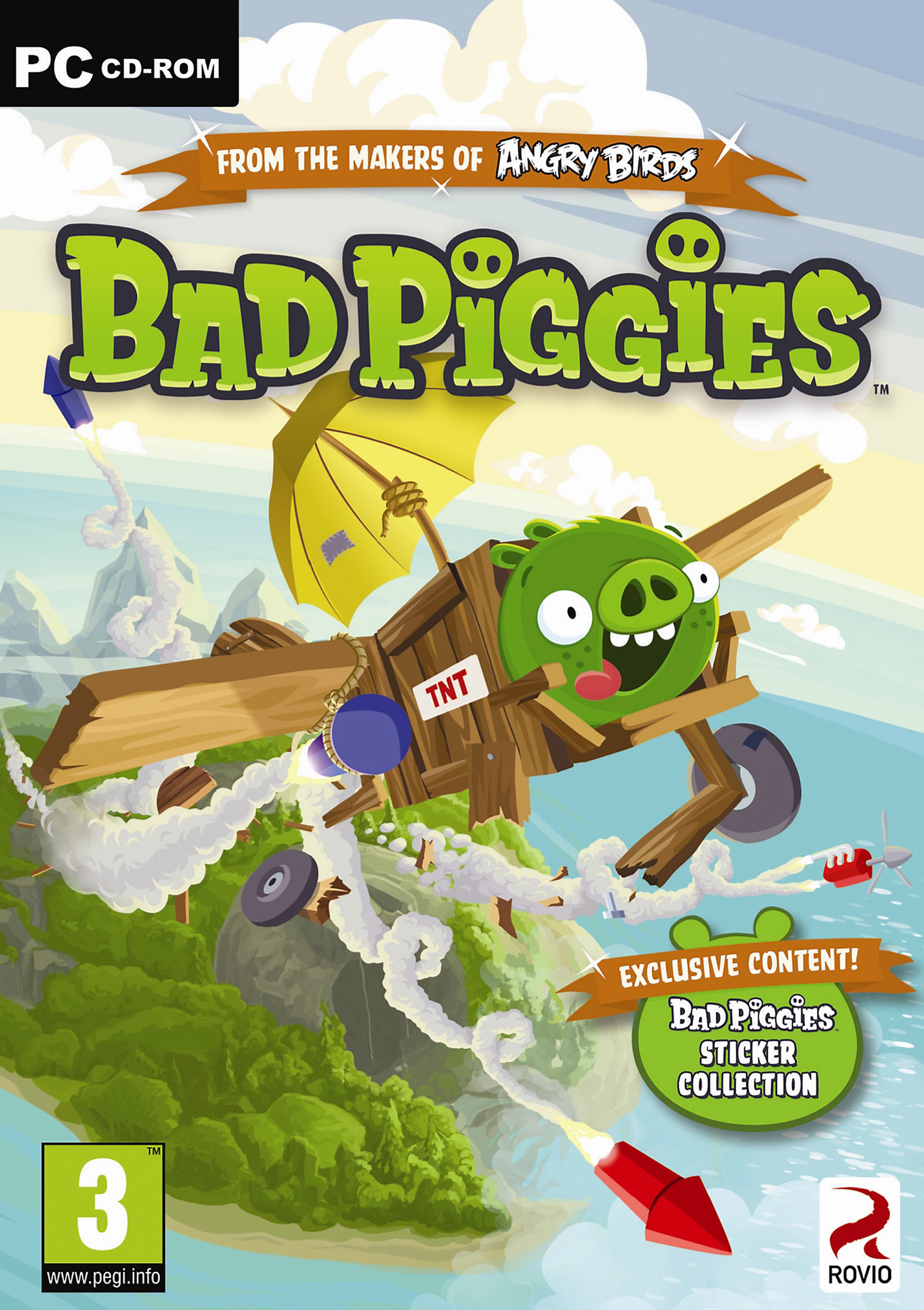 Bad Piggies - predn DVD obal