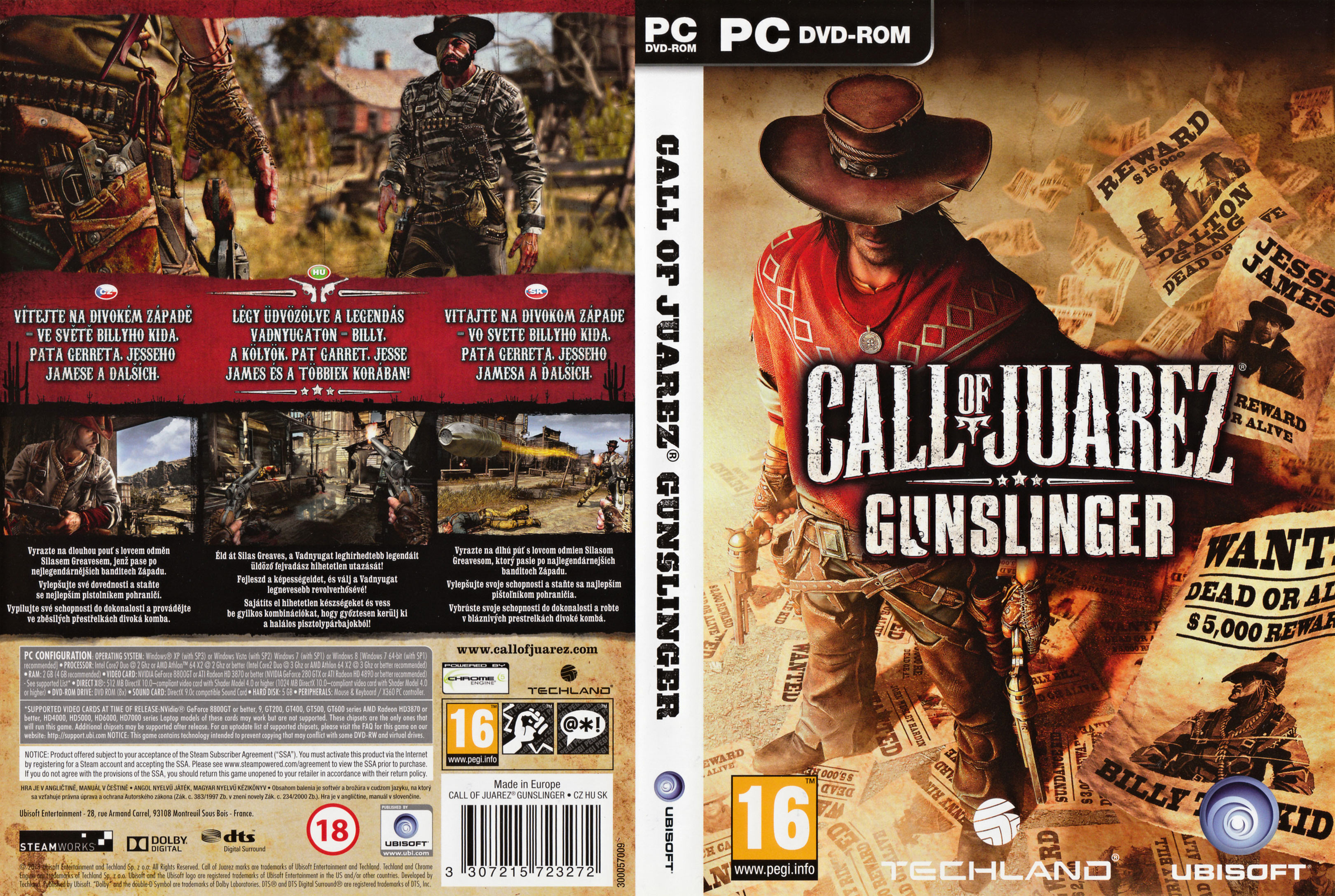 Call of Juarez: Gunslinger - DVD obal