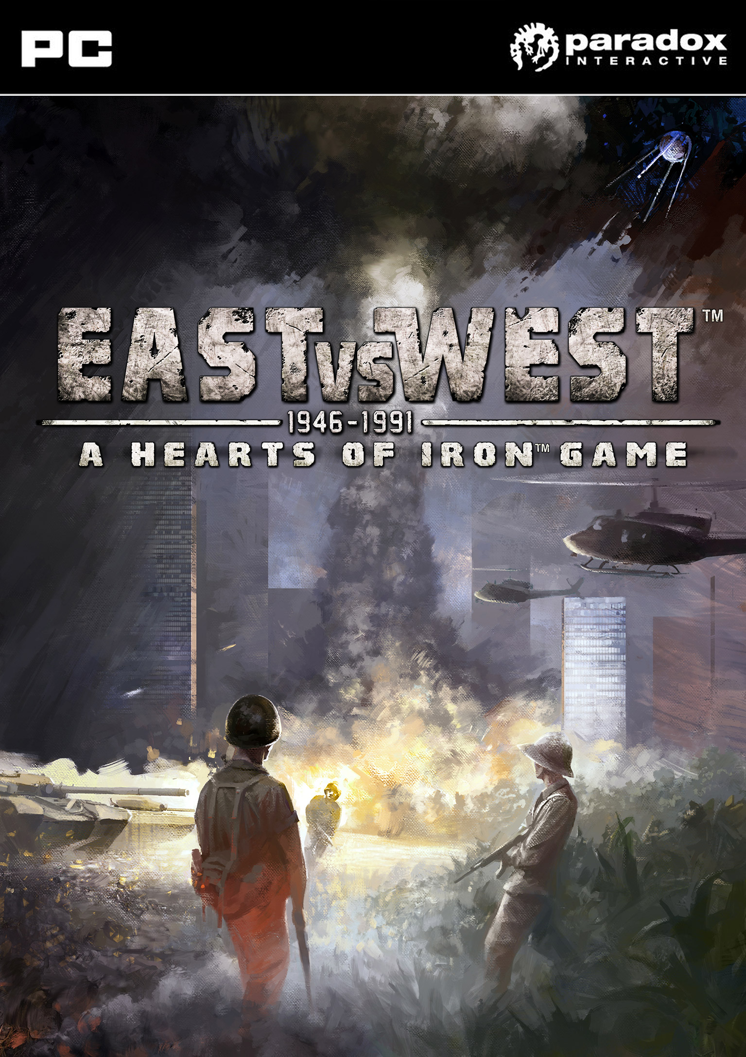 East vs. West: A Hearts of Iron Game - predn DVD obal