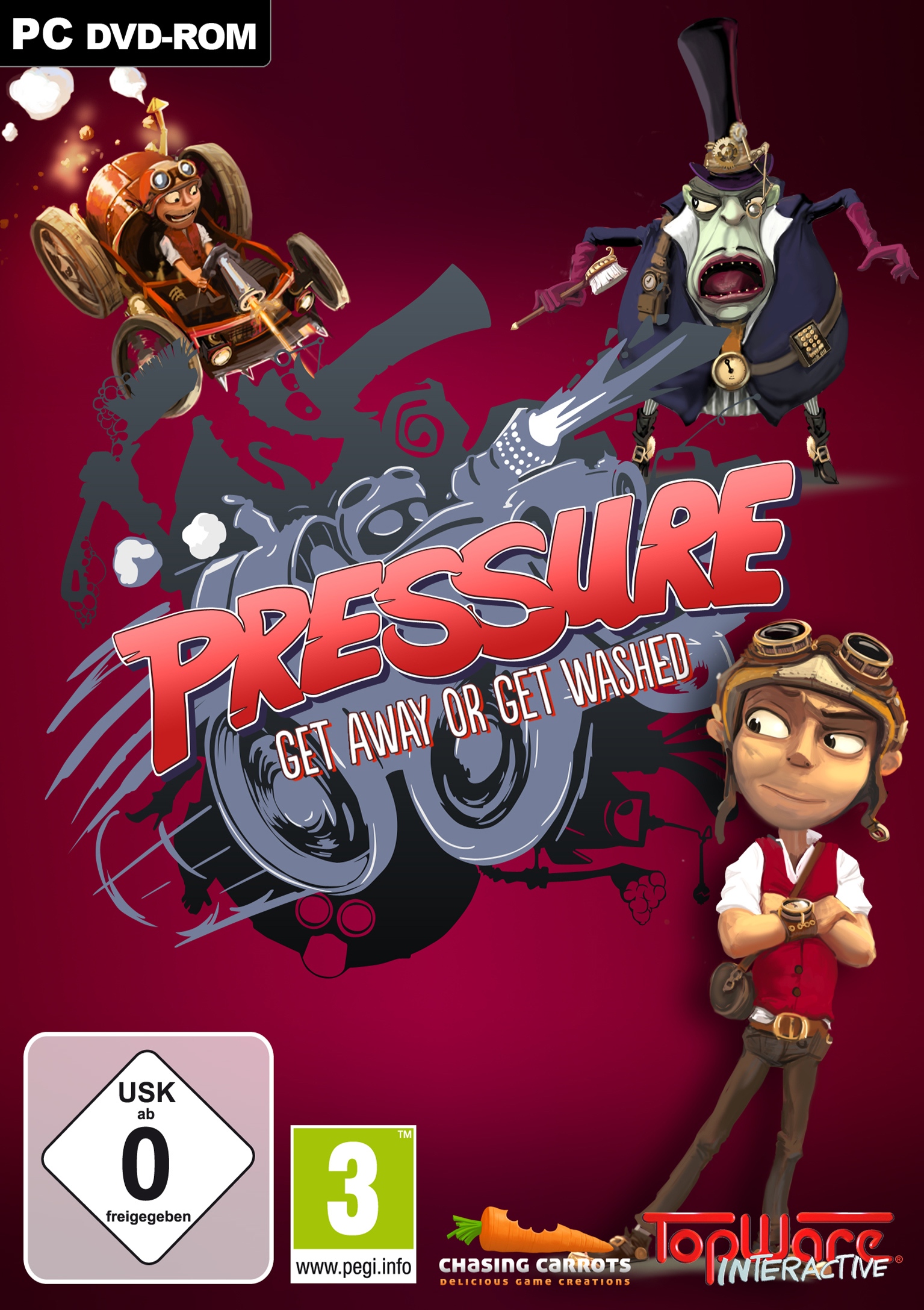 Pressure - predn DVD obal