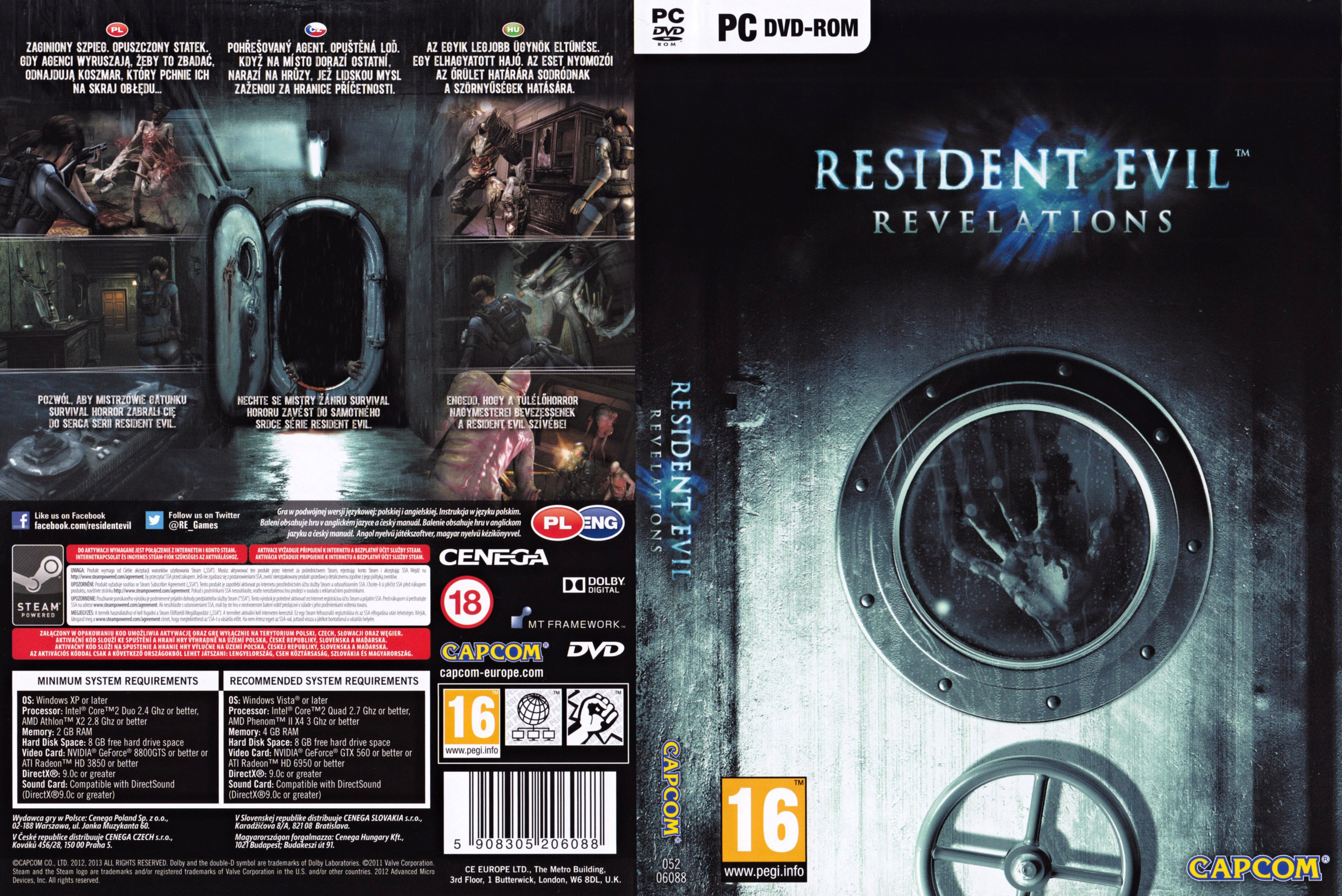 Resident Evil: Revelations - DVD obal