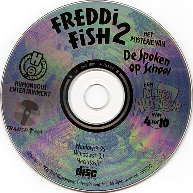 Freddi Fish 2: The Case of the Haunted Schoolhouse - CD obal