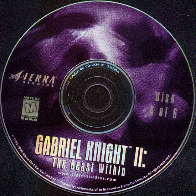 Gabriel Knight 2: The Beast Within - CD obal 4