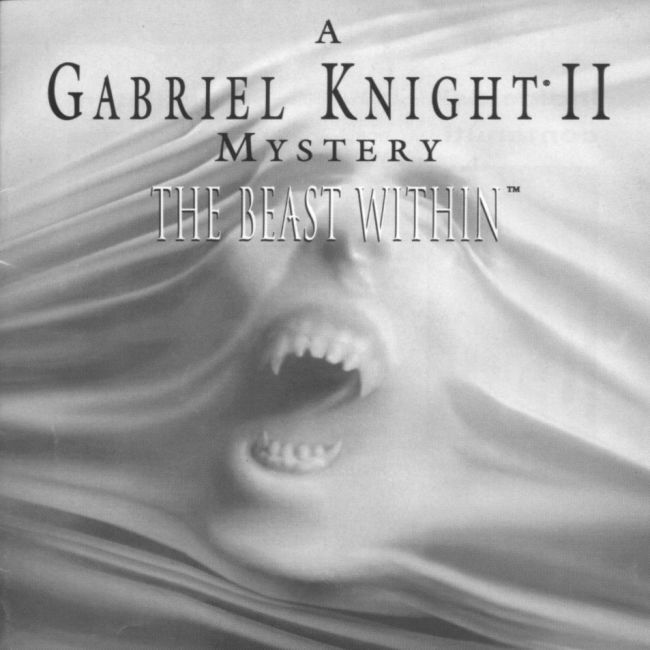 Gabriel Knight 2: The Beast Within - predn CD obal