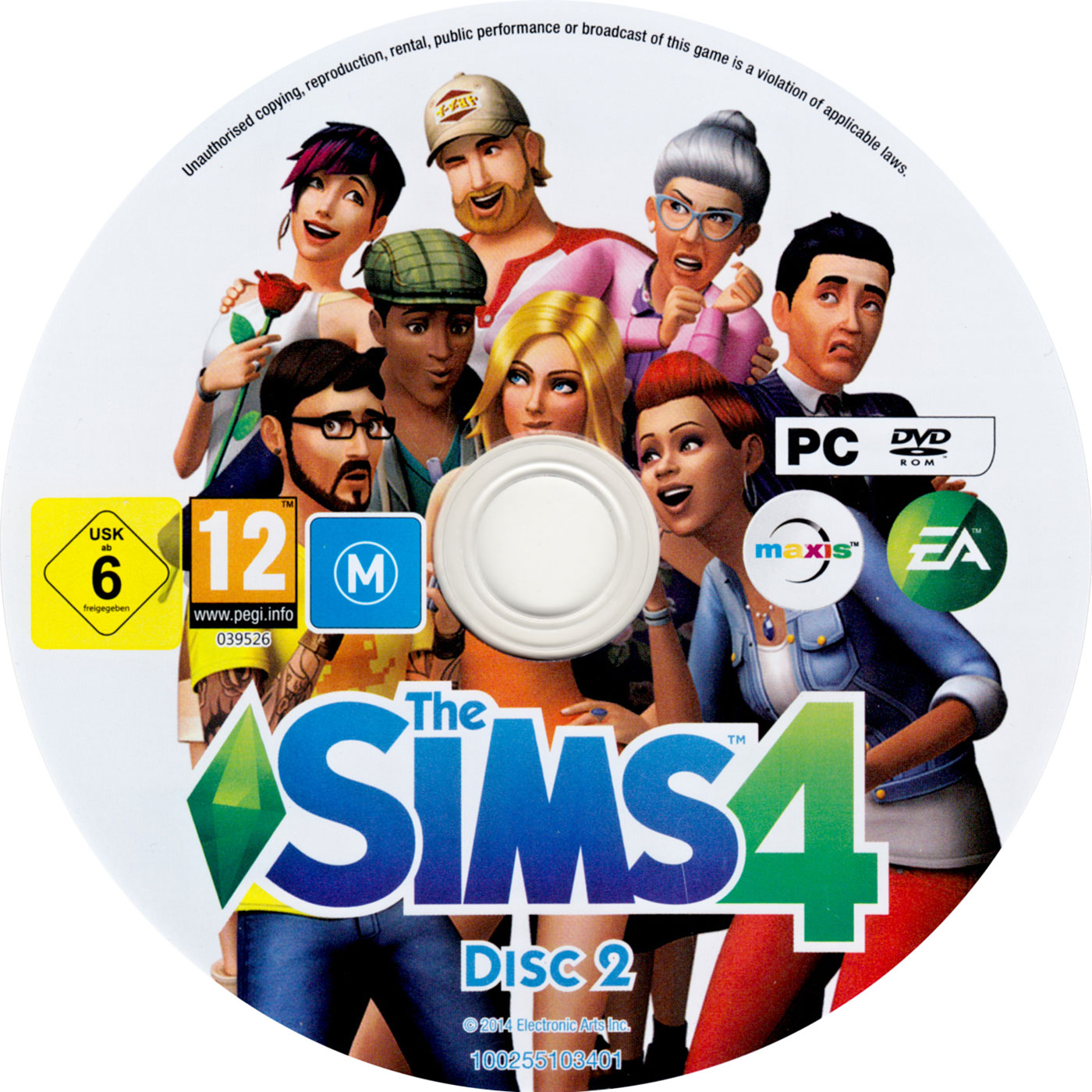 The Sims 4 - CD obal 2