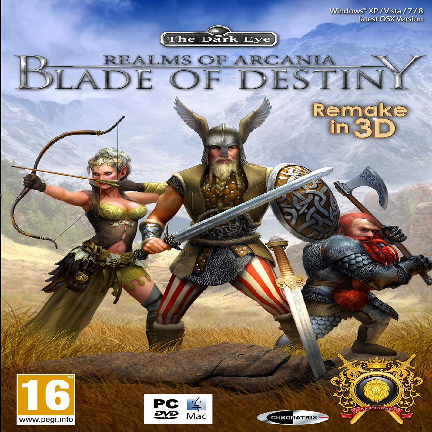 Realms of Arkania: Blade of Destiny (2013) - predn CD obal