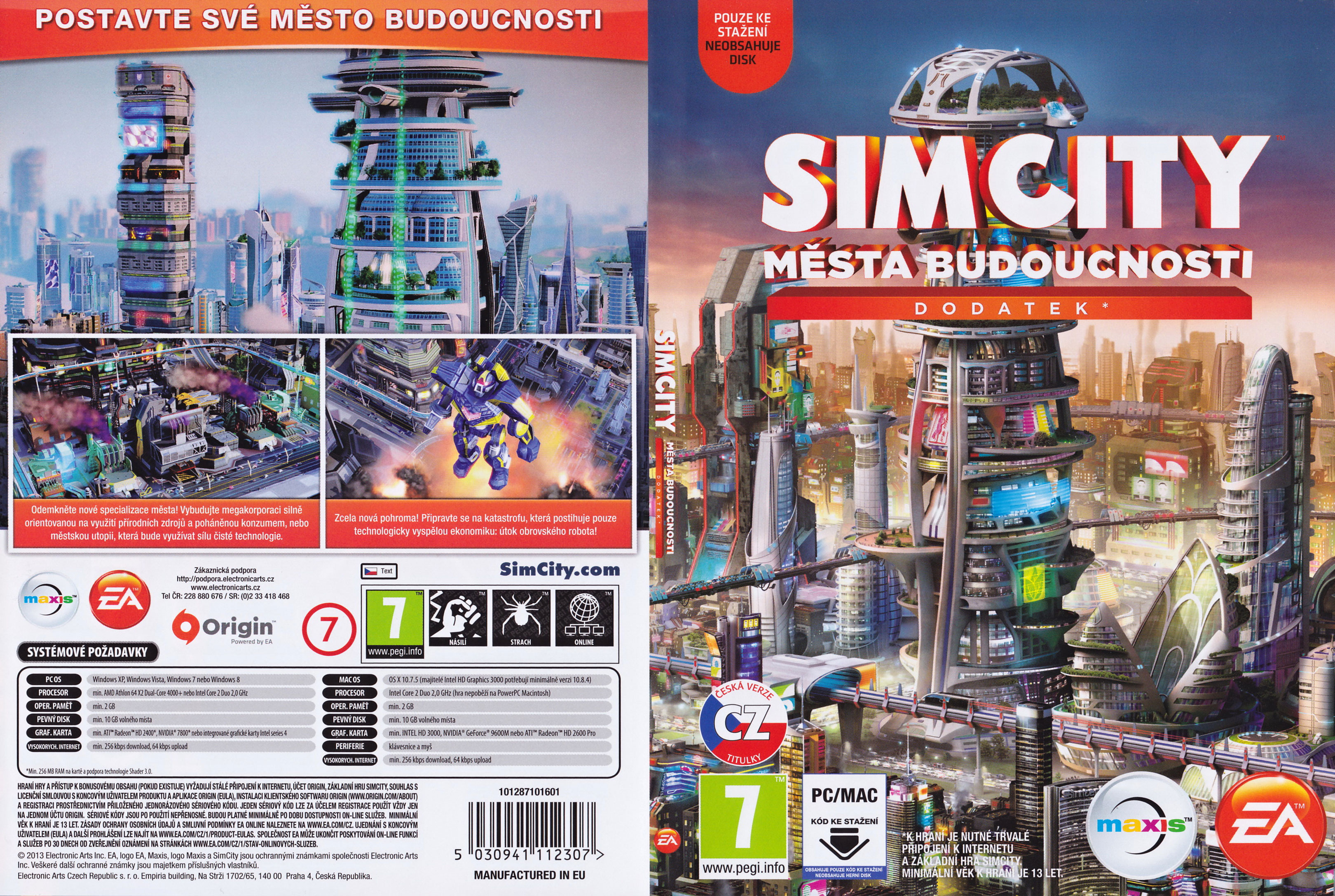 SimCity: Cities of Tomorrow - DVD obal