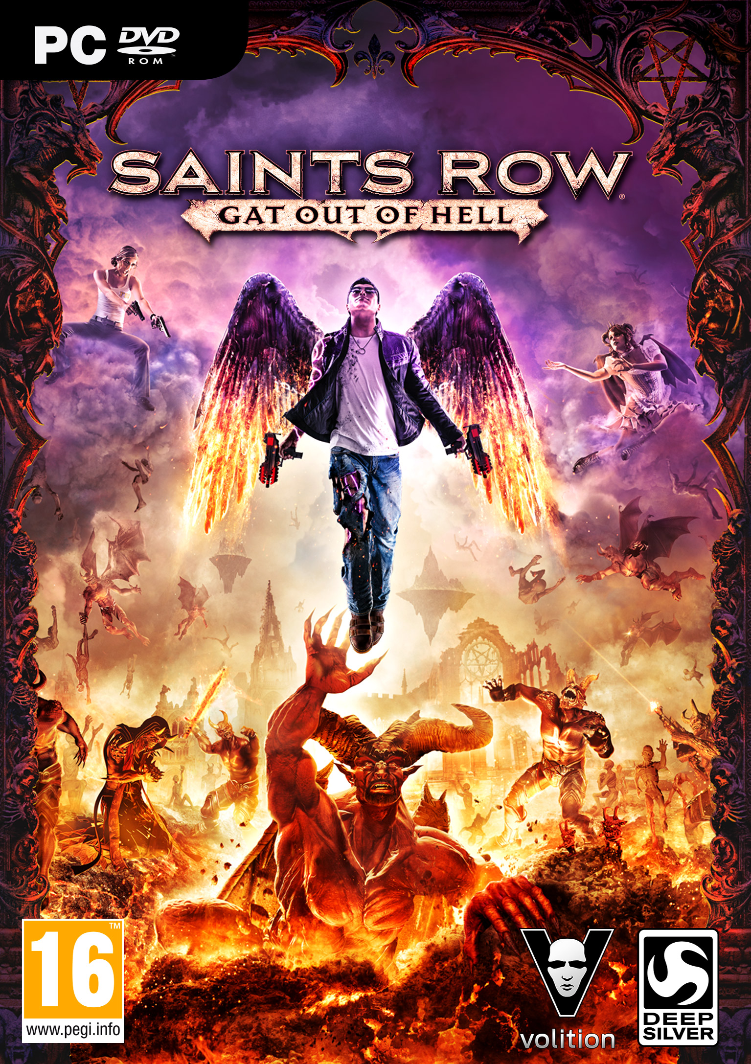 Saints Row: Gat Out of Hell - predn DVD obal