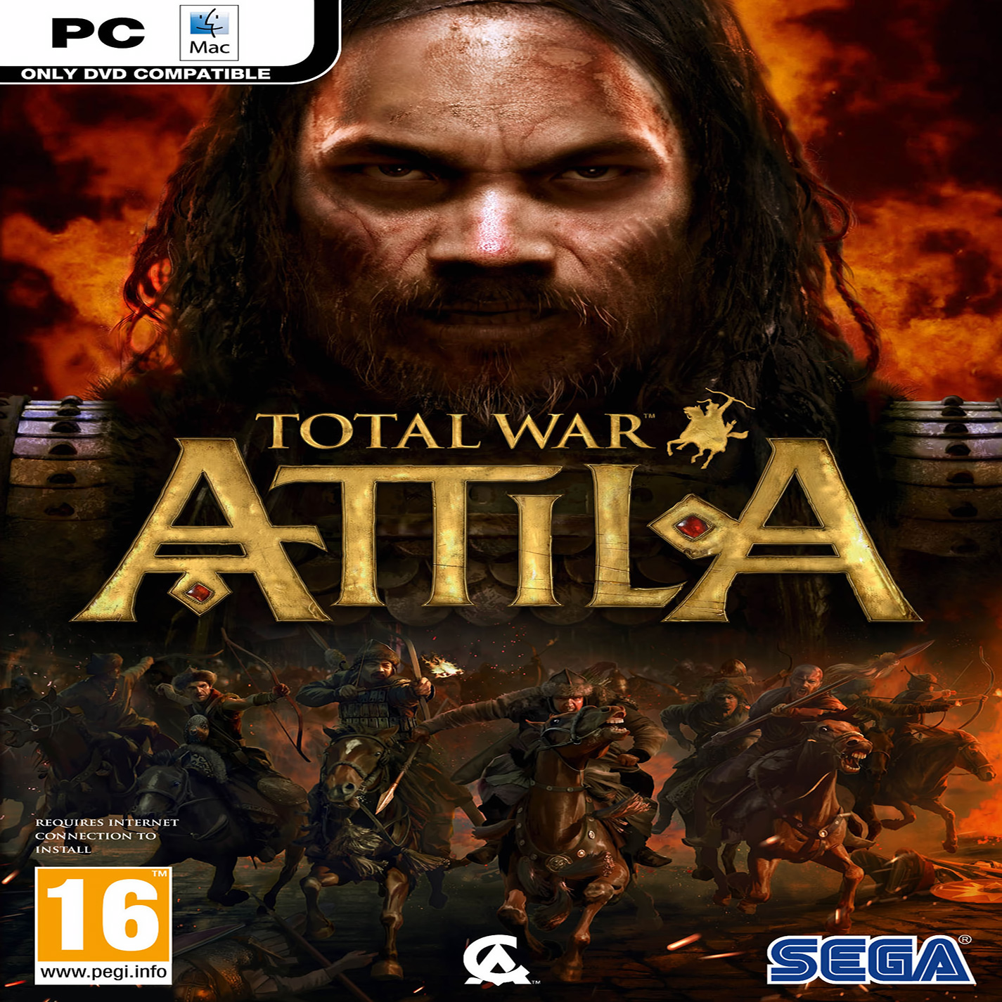 Total War: Attila - predn CD obal