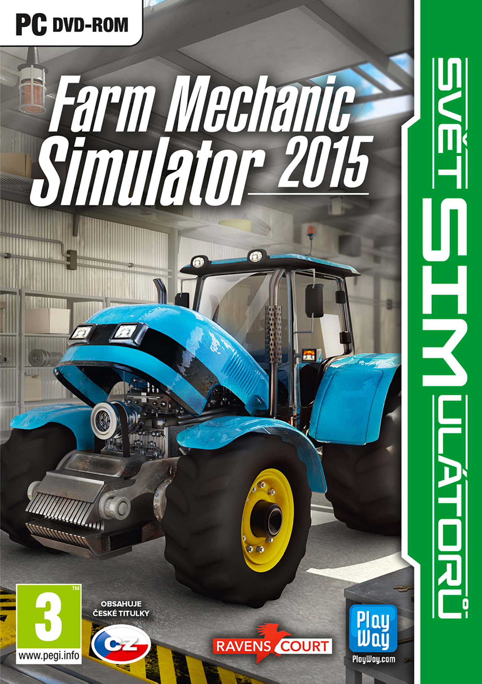 Farm Mechanic Simulator 2015 - predn DVD obal