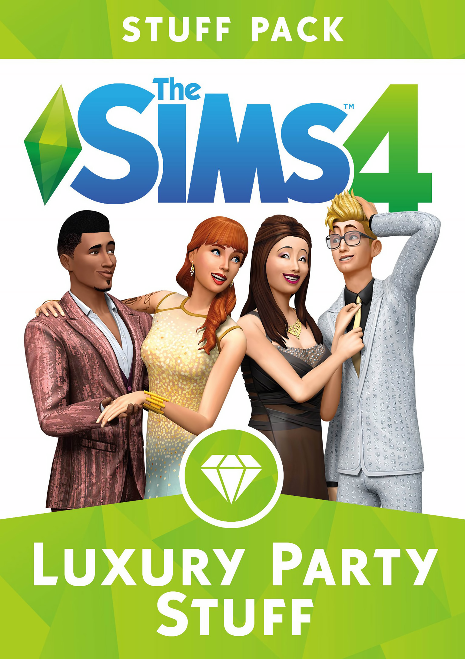 The Sims 4: Luxury Party Stuff - predn DVD obal