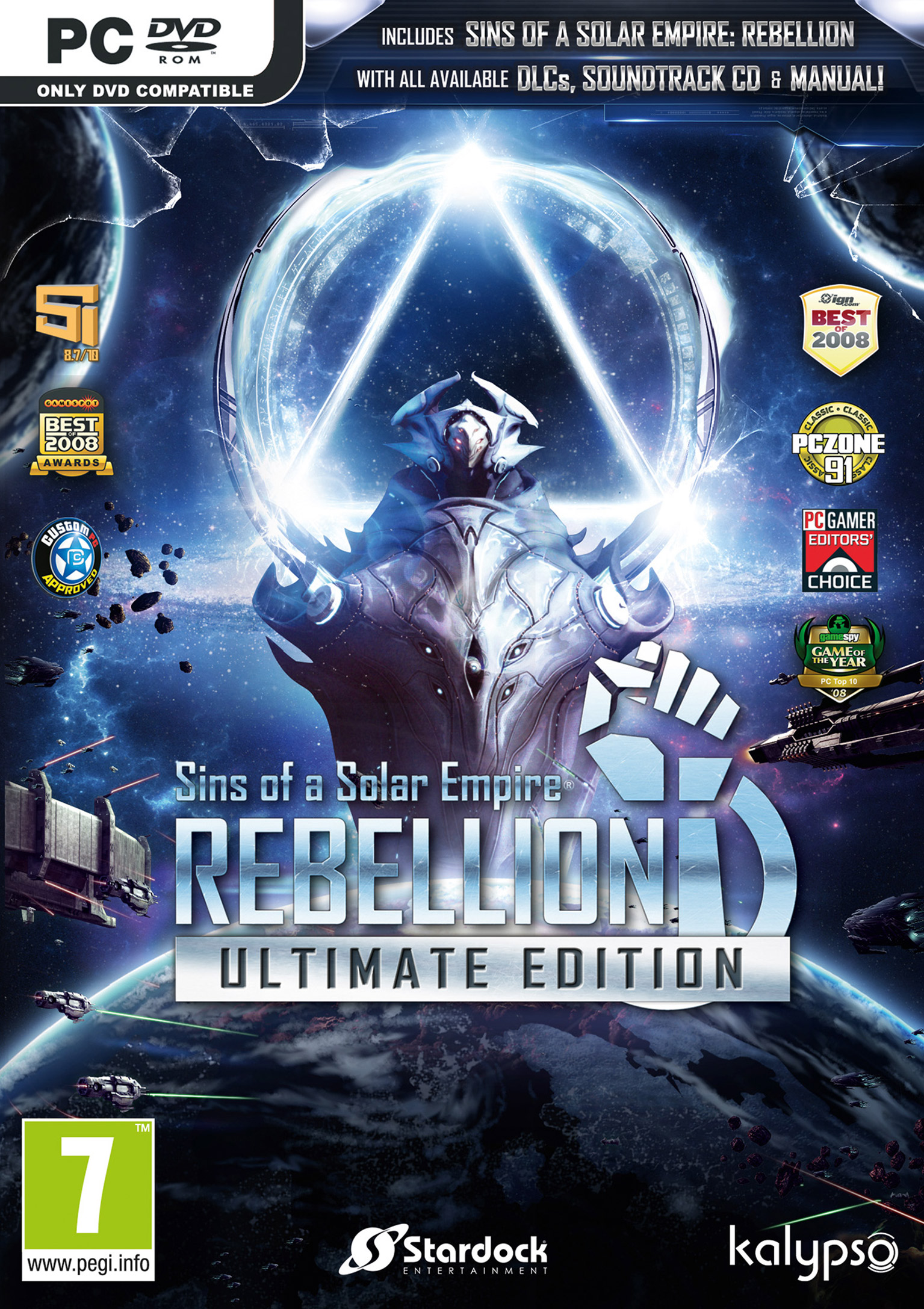 Sins of a Solar Empire: Rebellion - Ultimate Edition - predn DVD obal