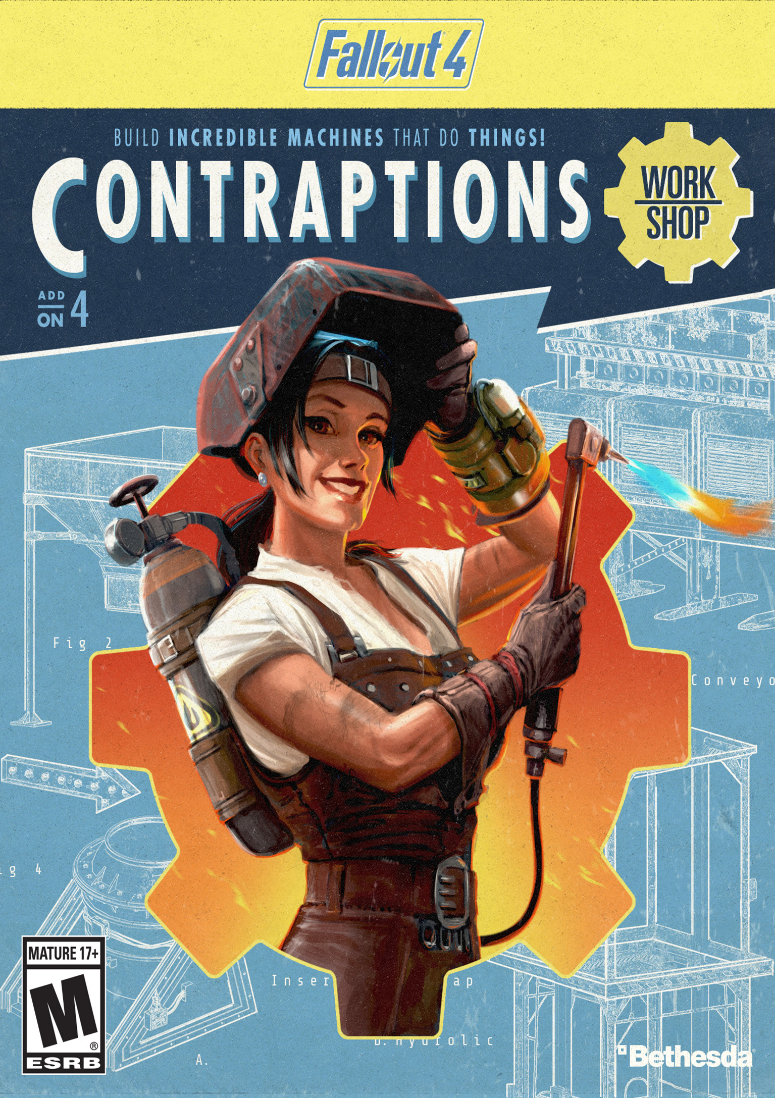 Fallout 4: Contraptions Workshop - predn DVD obal