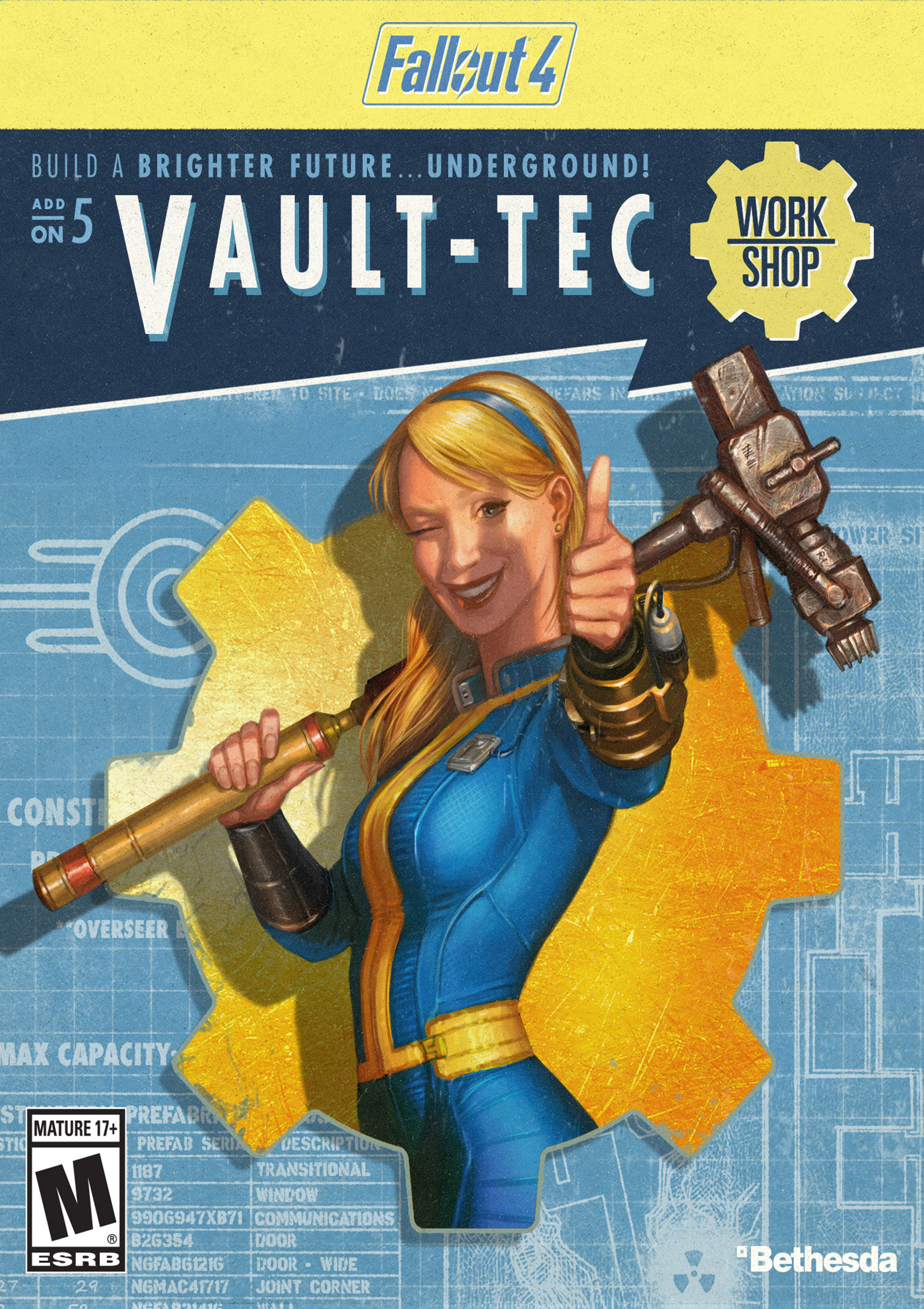 Fallout 4: Vault-Tec Workshop - predn DVD obal