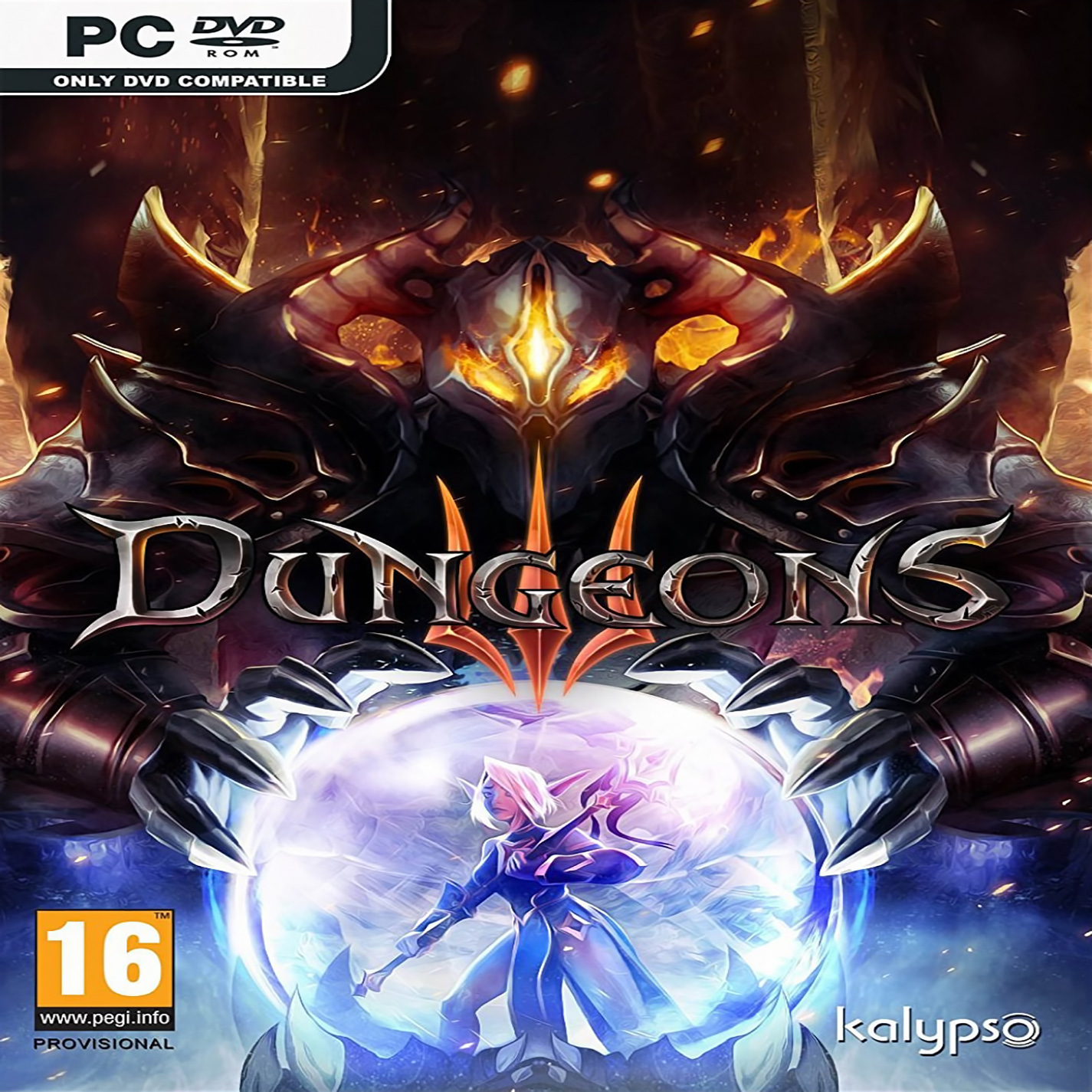 Dungeons 3 - predn CD obal