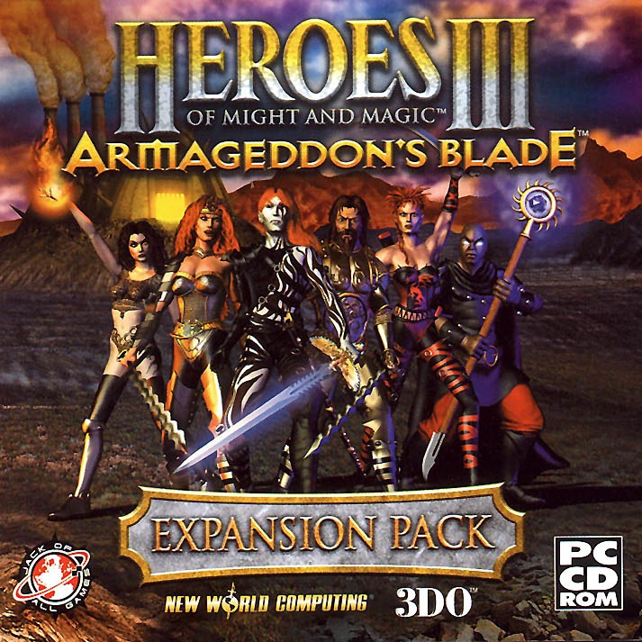 Heroes of Might & Magic 3: Armageddon's Blade - predn CD obal