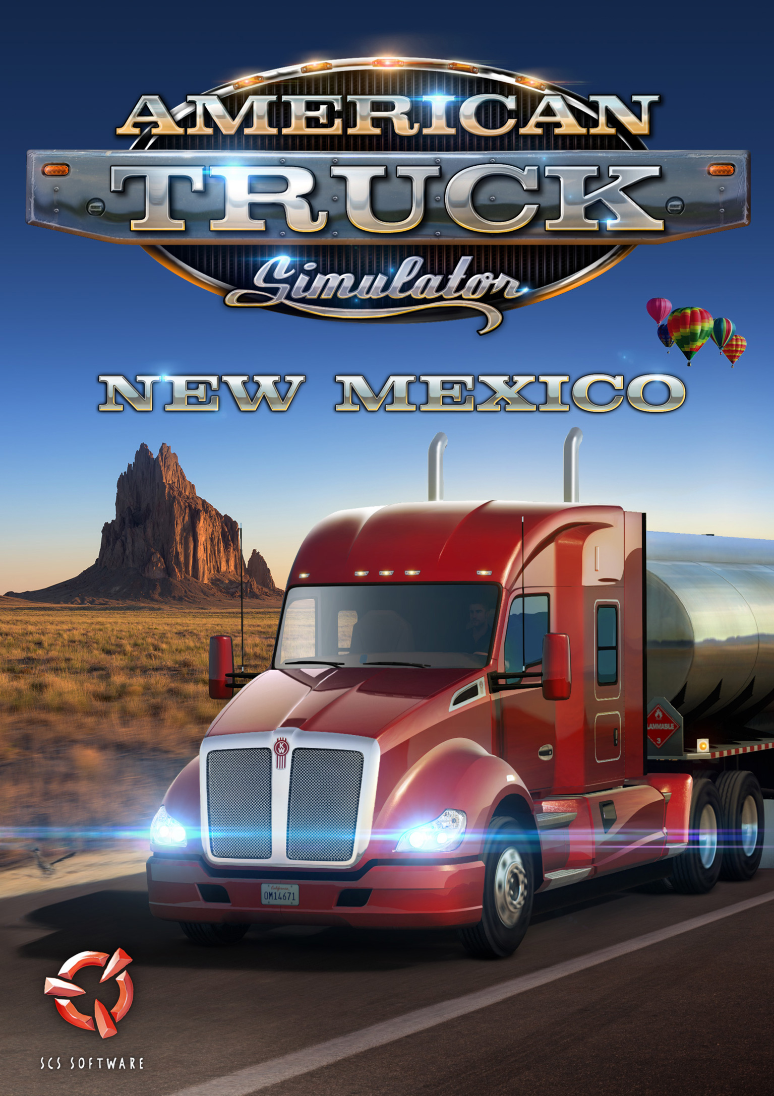 American Truck Simulator - New Mexico - predn DVD obal