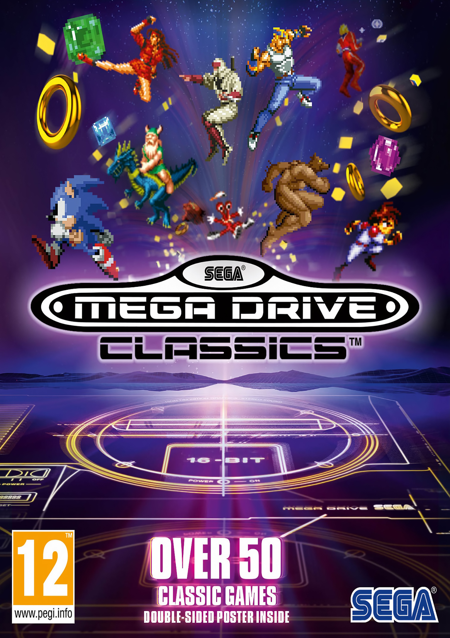 SEGA Mega Drive Classics - predn DVD obal