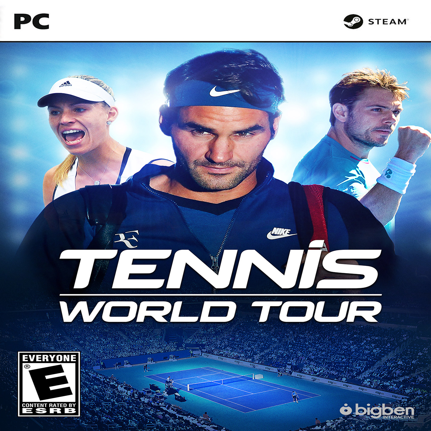 Tennis World Tour - predn CD obal