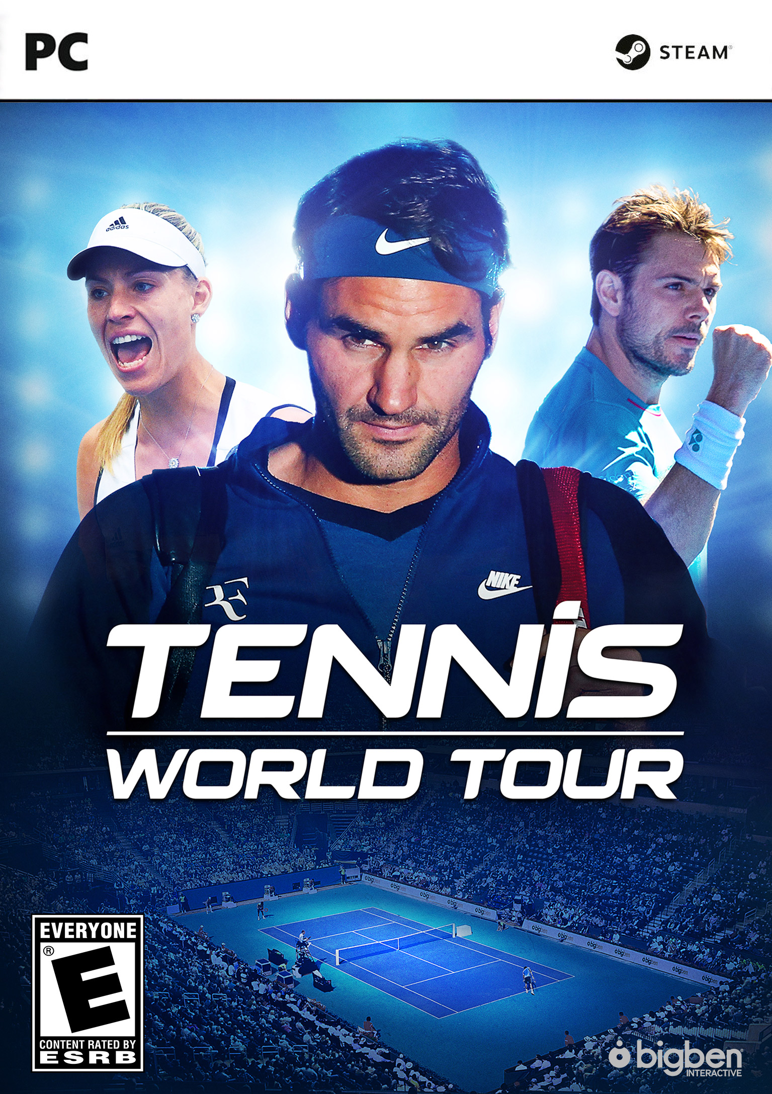 Tennis World Tour - predn DVD obal