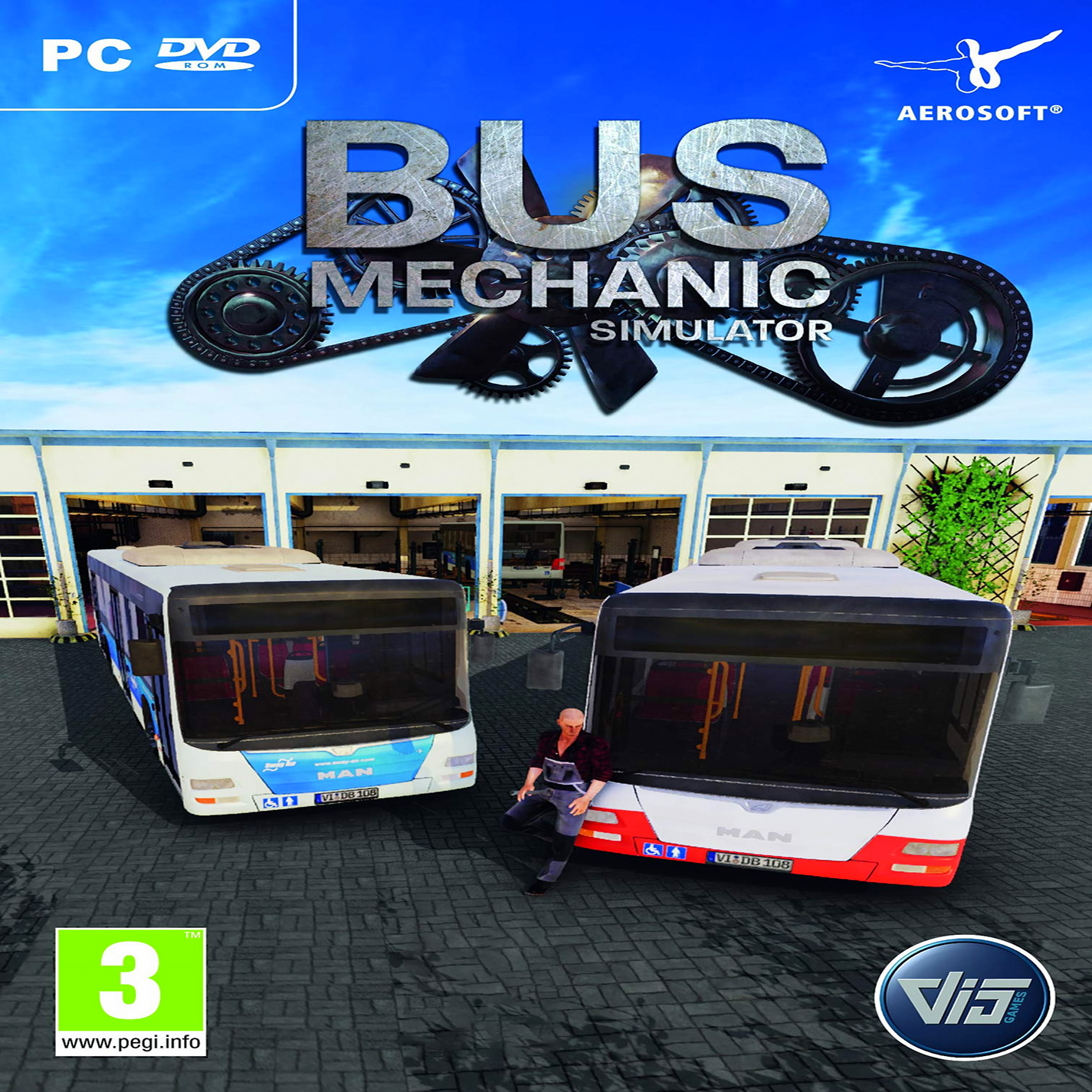 Bus Mechanic Simulator - predn CD obal