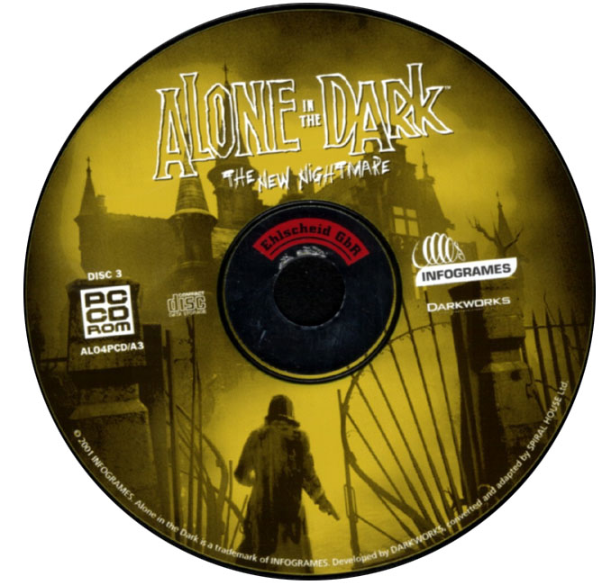Alone in the Dark: The New Nightmare - CD obal 3