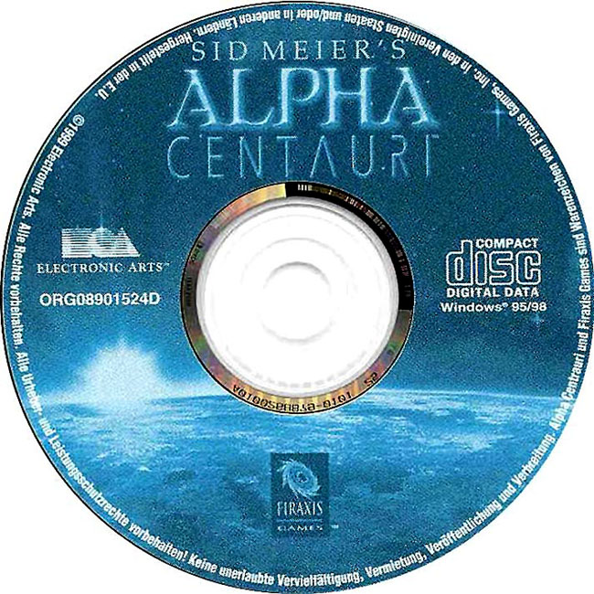 Alpha Centauri (Sid Meier's) - CD obal
