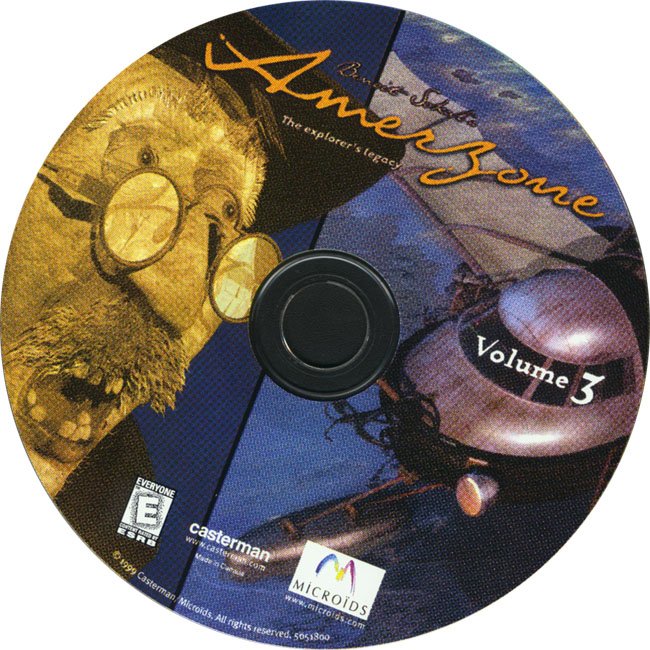 Amerzone: The Explorer's Legacy (1999) - CD obal 3