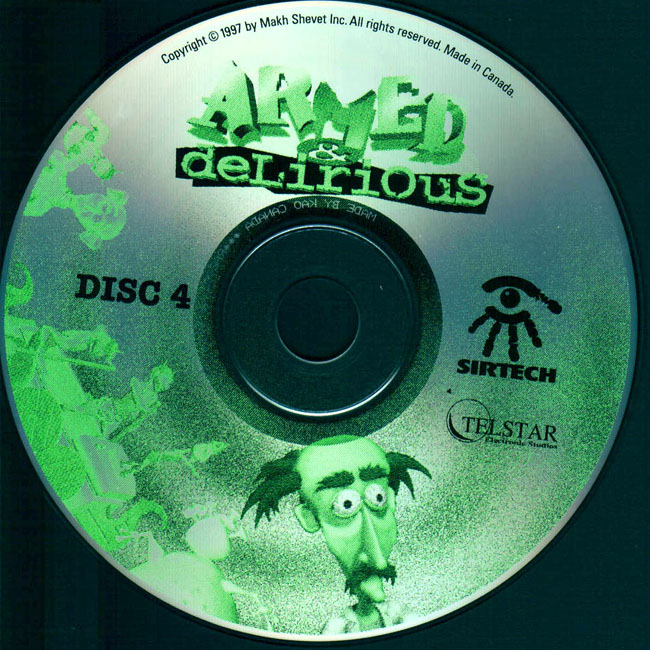 Armed & Delirious - CD obal 4
