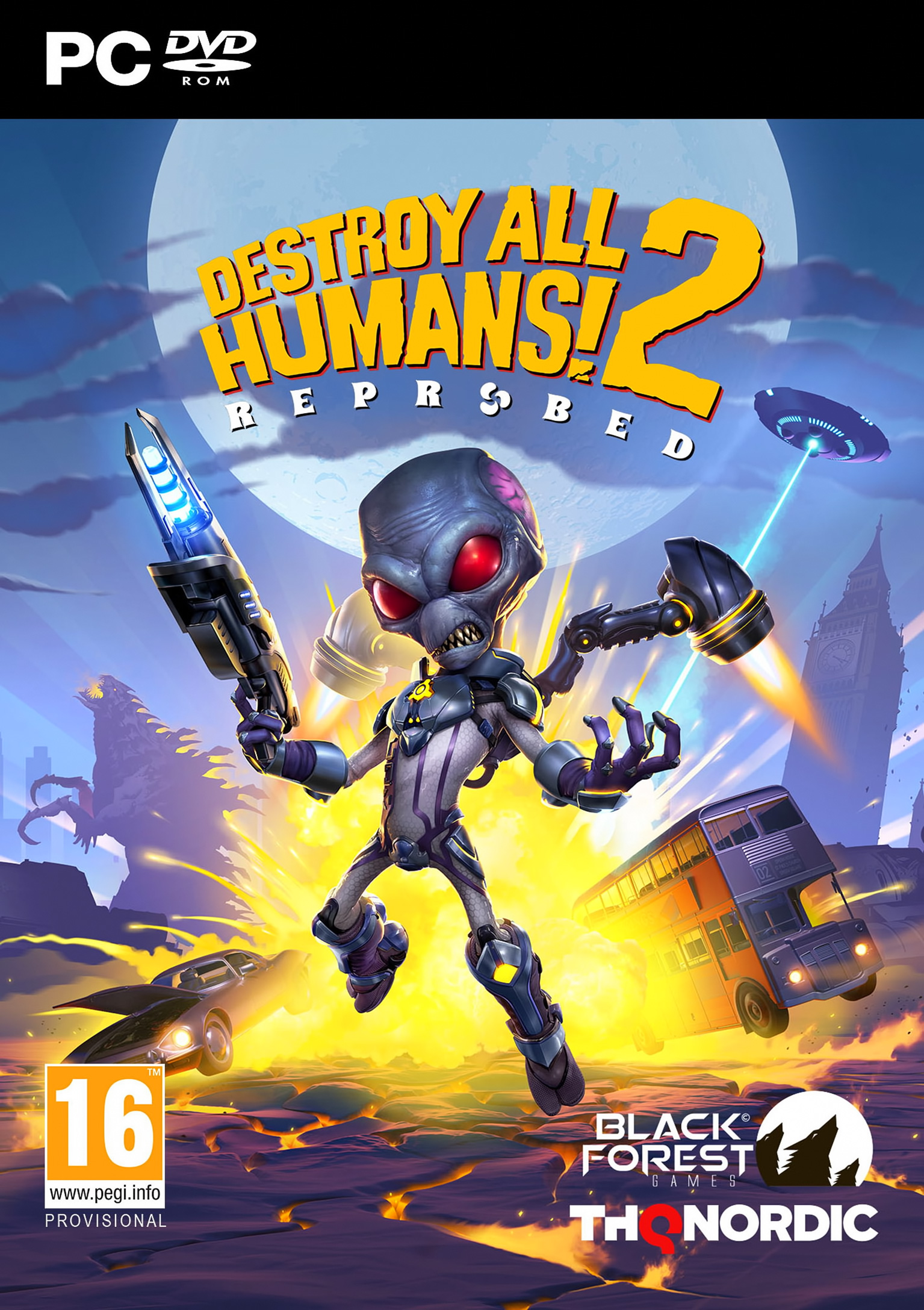 Destroy All Humans! 2 - Reprobed - predn DVD obal