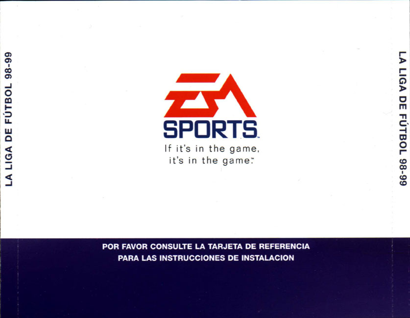La Liga De Ftbol 98-99 - zadn CD obal