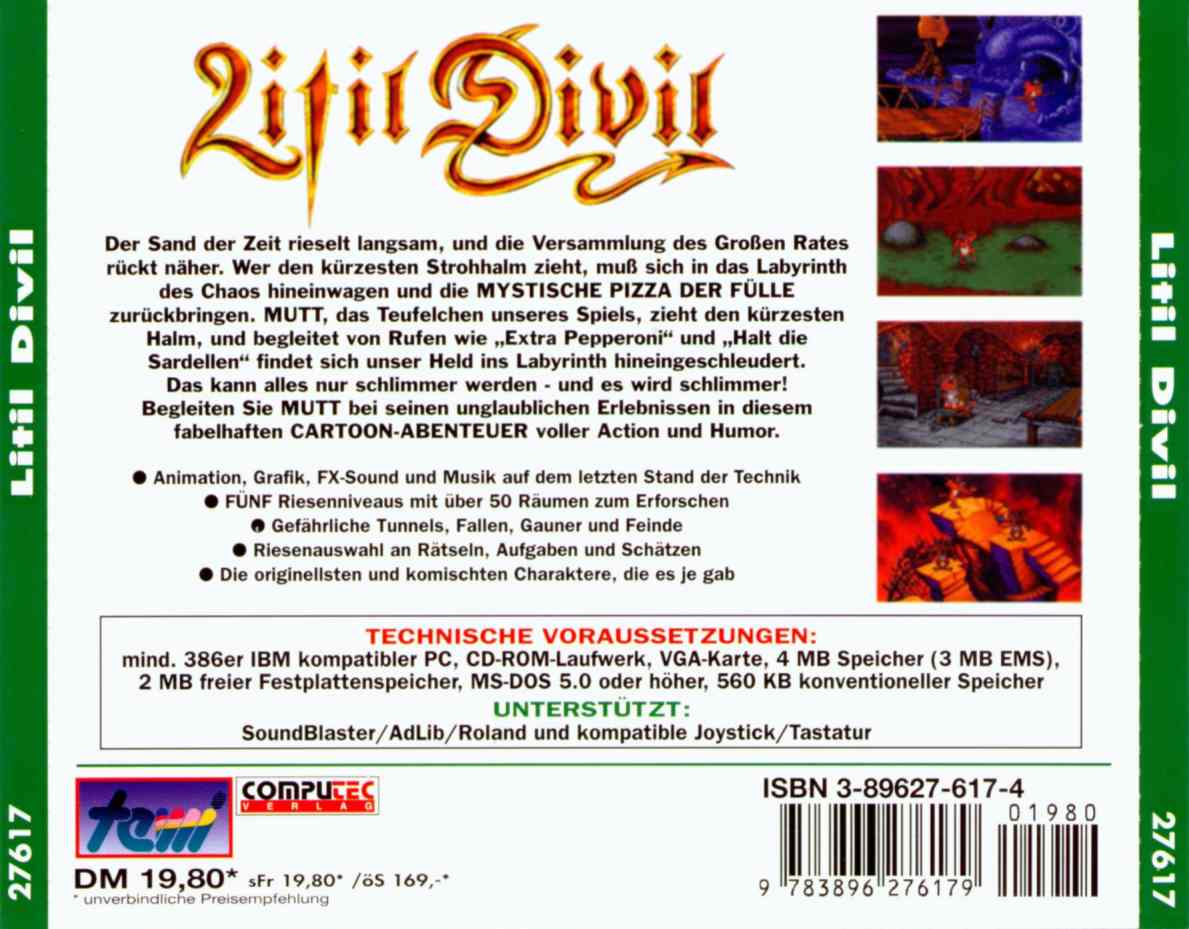 Litil Divil - zadn CD obal