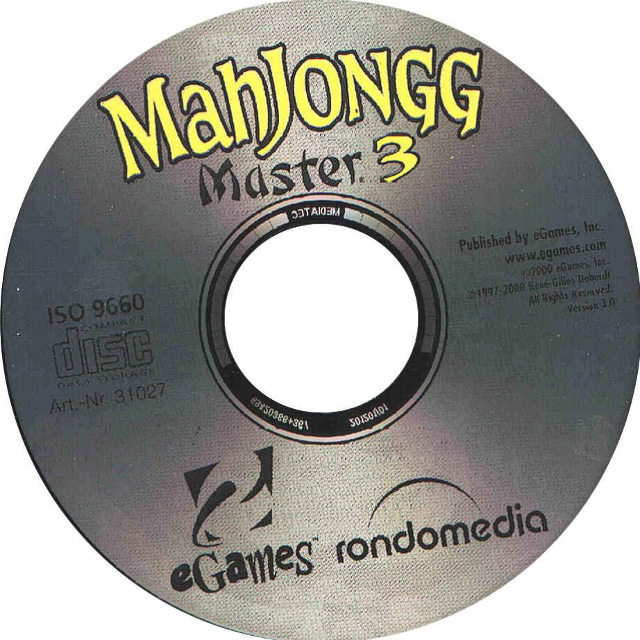Mahjongg Master 3 - CD obal