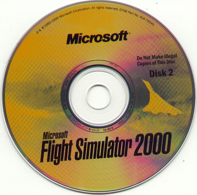 Microsoft Flight Simulator 2000 - CD obal 2