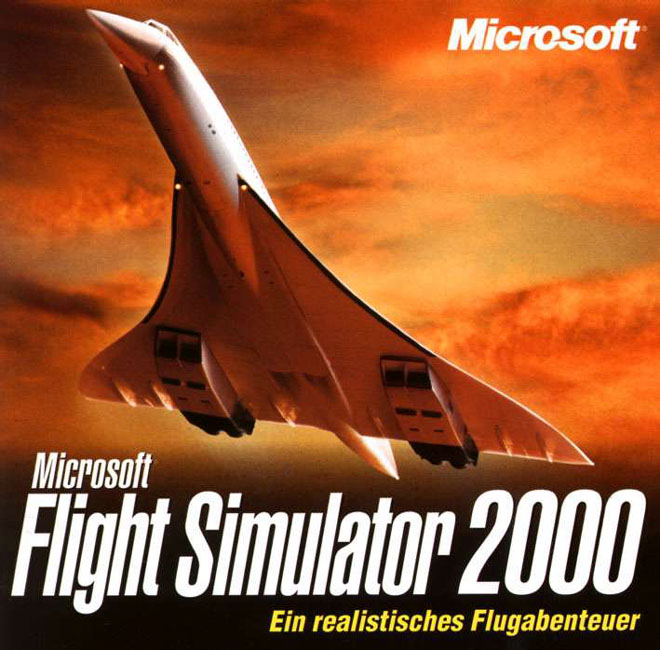 Microsoft Flight Simulator 2000 - predn CD obal