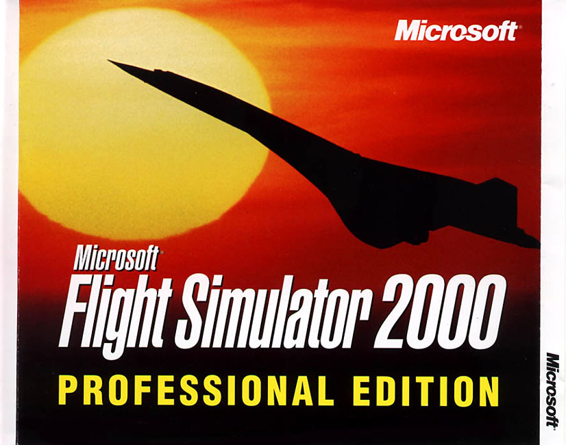Microsoft Flight Simulator 2000: Professional Edition - predn CD obal