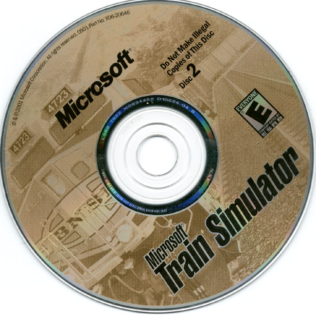Microsoft Train Simulator - CD obal 2