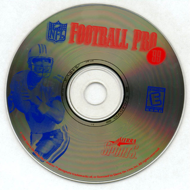 NFL Football Pro '99 - CD obal