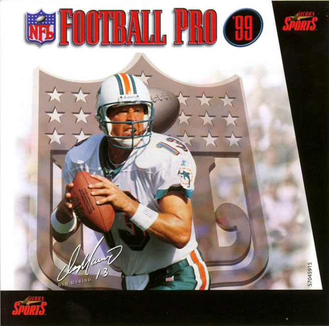 NFL Football Pro '99 - predn CD obal