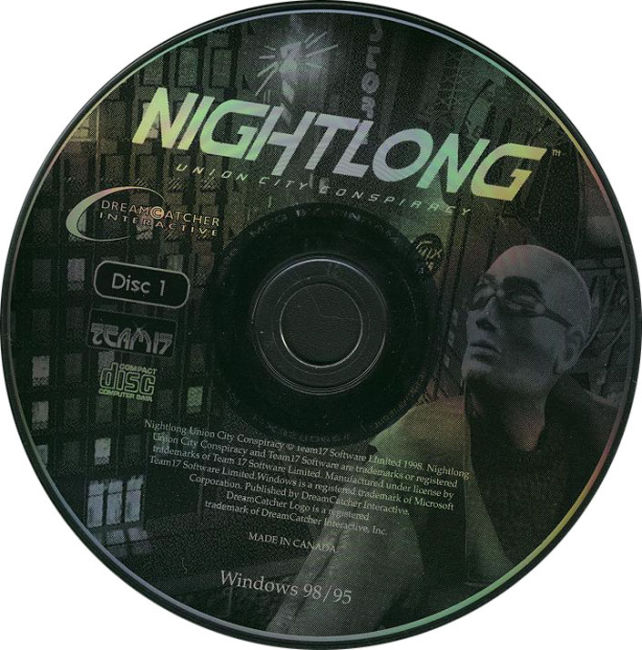 Nightlong: Union City Conspiracy - CD obal