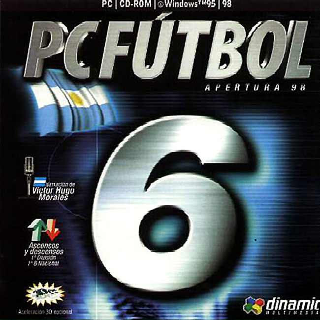 PC Futbol 6: Apertura 98 - predn CD obal