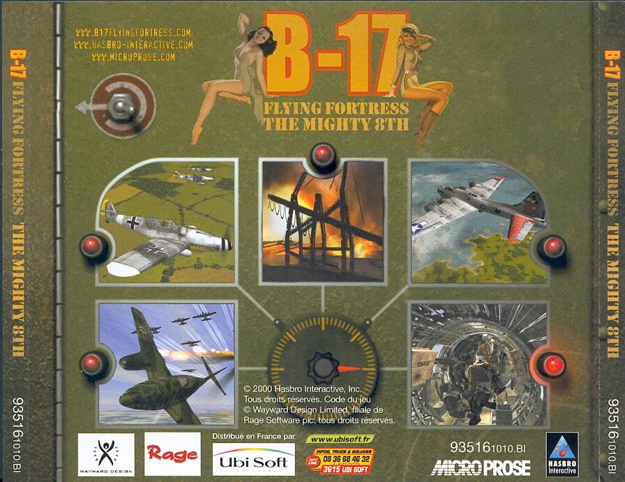 B-17 Flying Fortress: The Mighty 8th - zadn CD obal