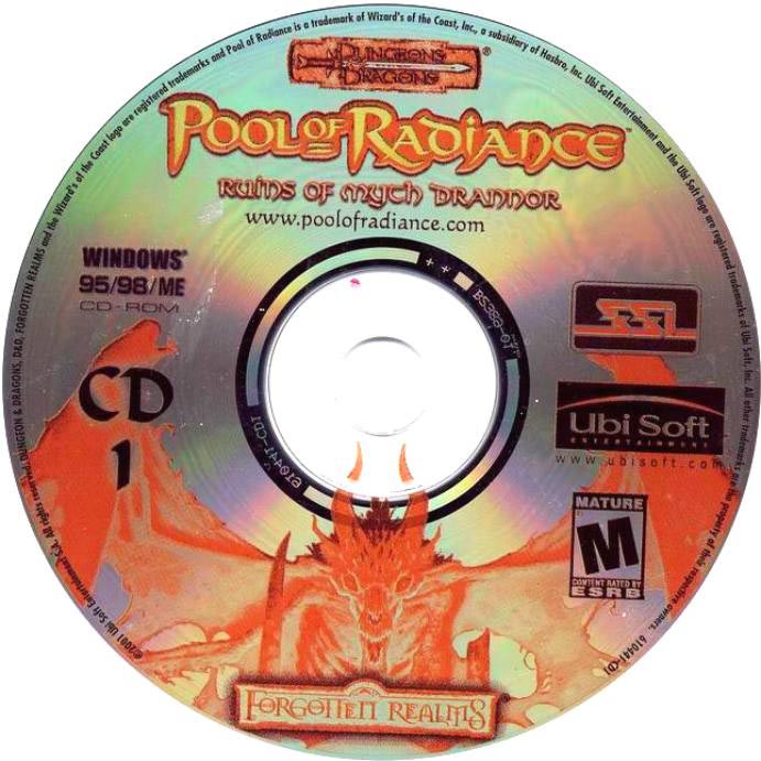 Pool of Radiance: Ruins of Myth Drannor - CD obal