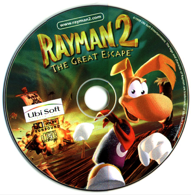 Rayman 2: The Great Escape - CD obal
