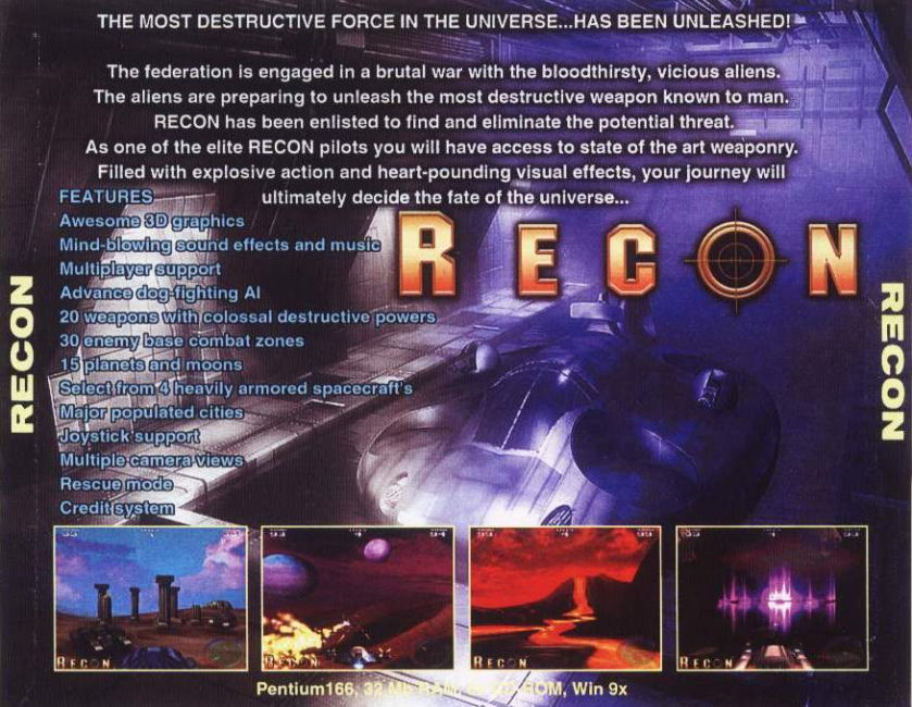 Recon - zadn CD obal