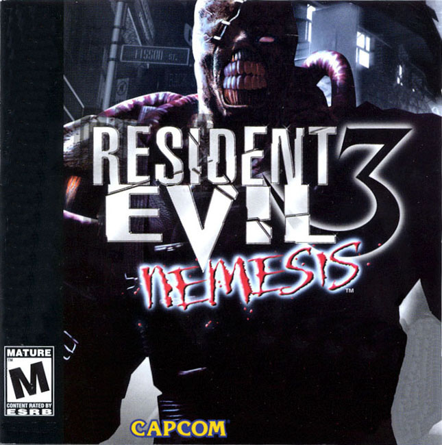 Resident Evil 3: Nemesis - predn CD obal
